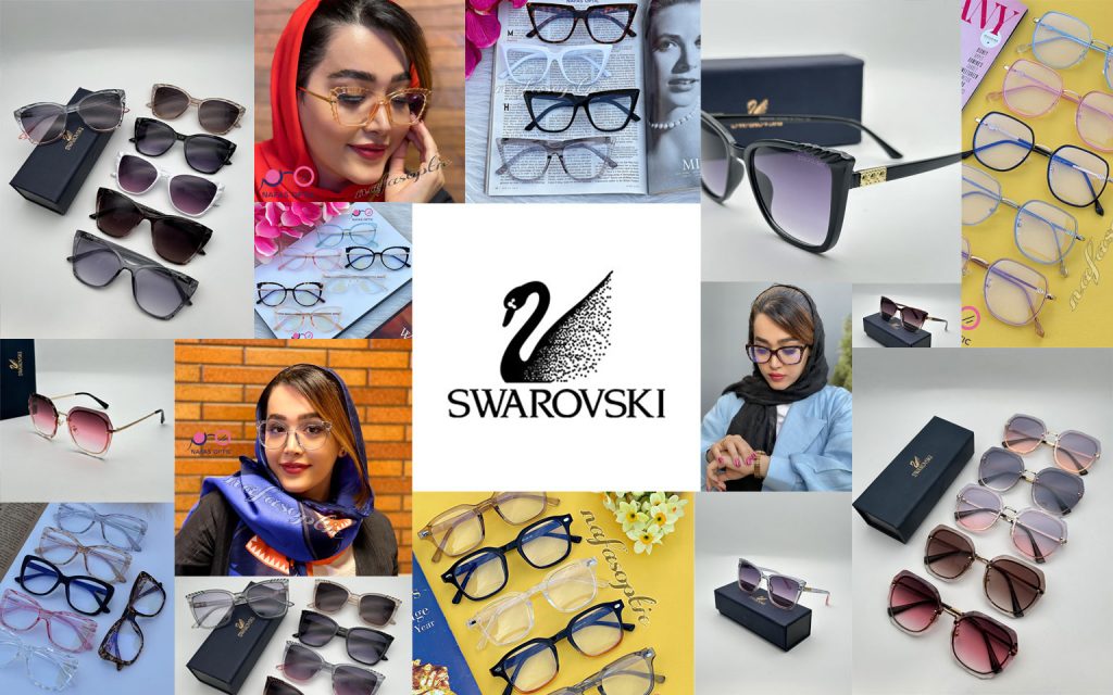 عینک آفتابی زنانه برند Swarovski