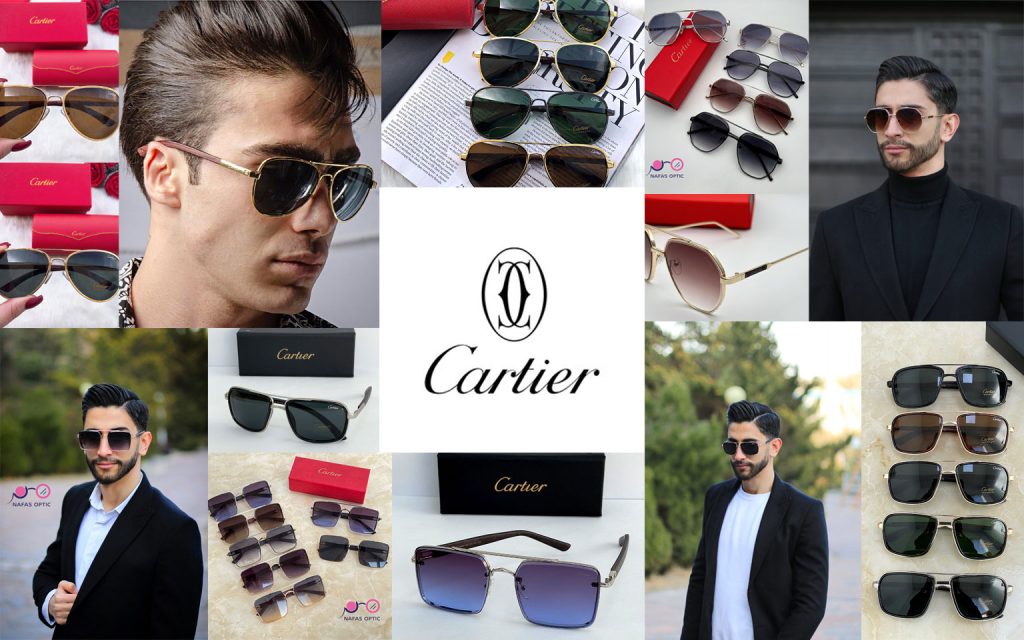 عینک آفتابی مردانه cartier