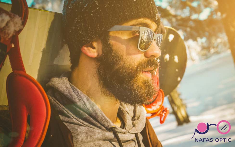 عینک آفتابی برای ورزش زمستانی